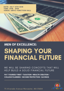 Shaping Your Financial Future @ URFIC Function Hall | Worcester | Massachusetts | United States