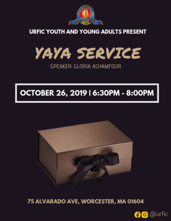 Youth & Young Adult Service @ URFIC Sanctuary | Worcester | Massachusetts | United States
